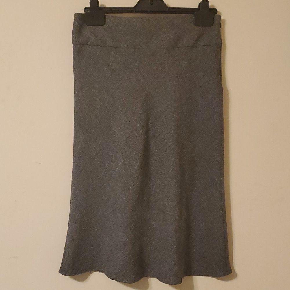 Forever 21 Knee Length Skirt Grey